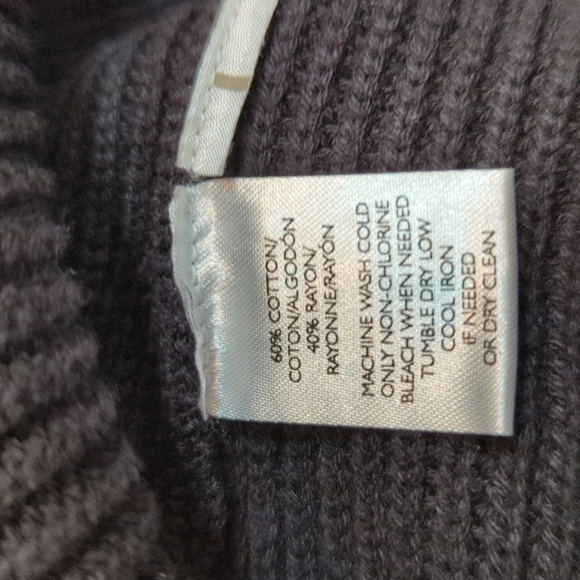 Loft Women's Black Pull-Over V-Neck Sweater w/Back Tie Detail Size XS - Picture 6 of 6